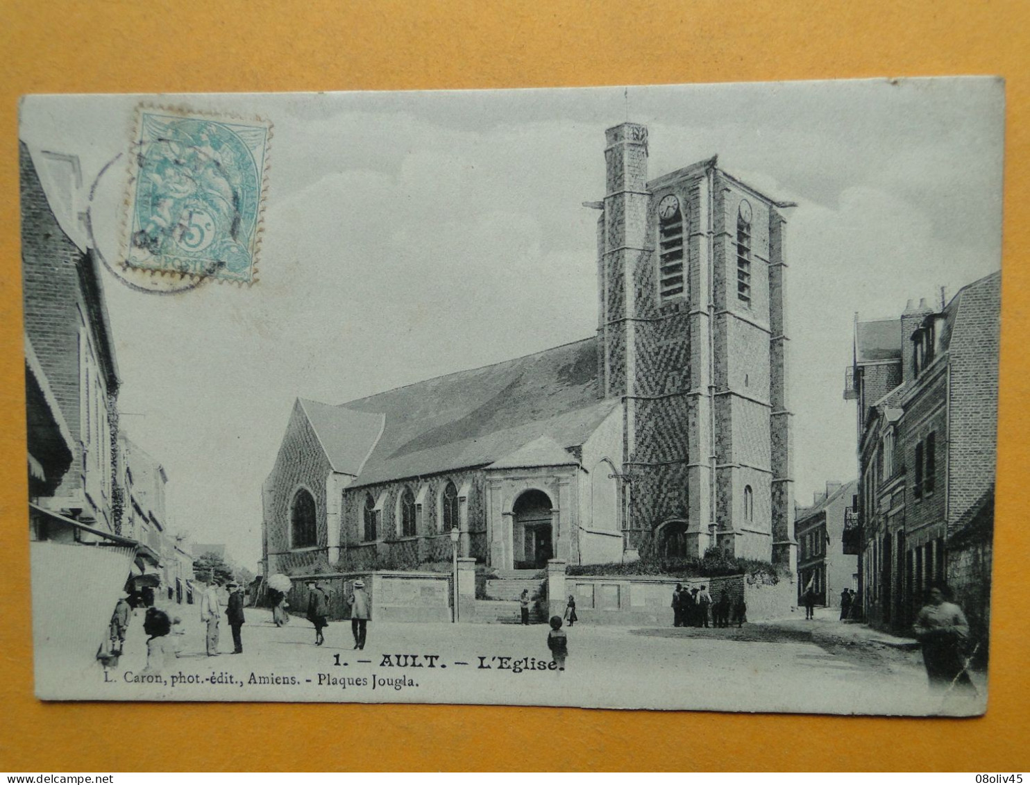 AULT -- Lot De 2 Cartes Différentes ANIMEES - L'Eglise - Ault