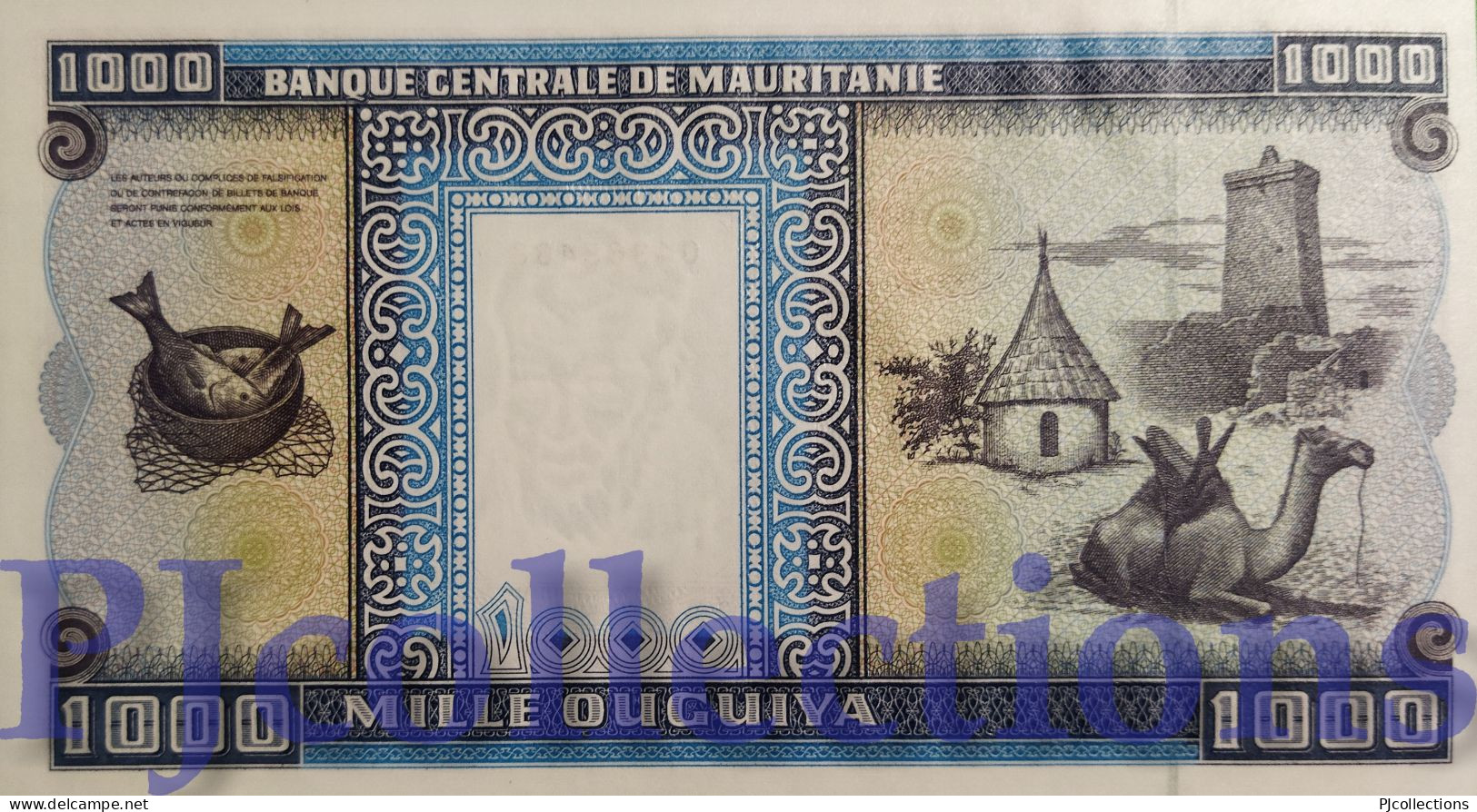 MAURITANIA 1000 OUGUIYA 2002 PICK 9c UNC - Mauritanië