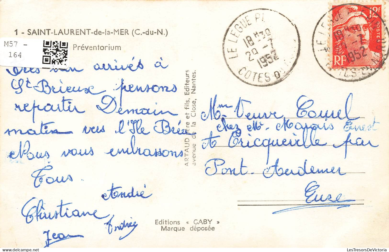 FRANCE - Saint Laurent De La Mer - Préventorium - Carte Postale - Plérin / Saint-Laurent-de-la-Mer