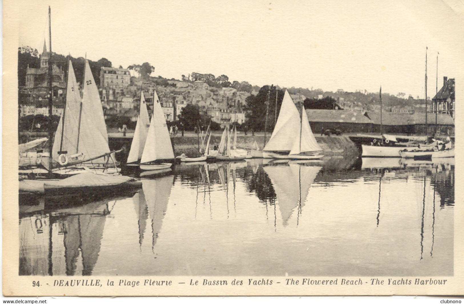 CPA - DEAUVILLE - LE BASSIN DES YACHTS (RES BEAU CLICHE) - Deauville