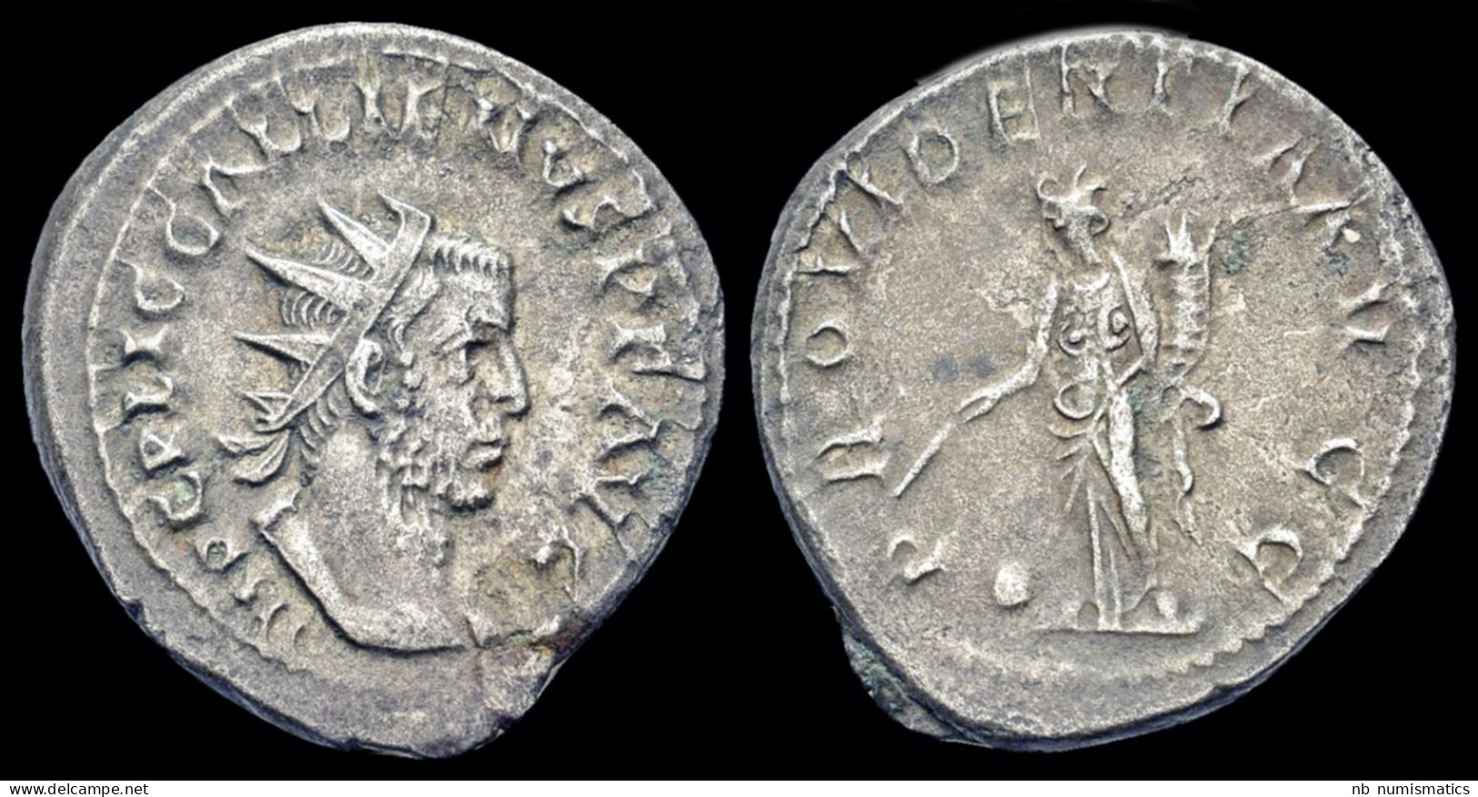 Gallienus Billon Antoninianus Providentia Standing Left - La Crisi Militare (235 / 284)