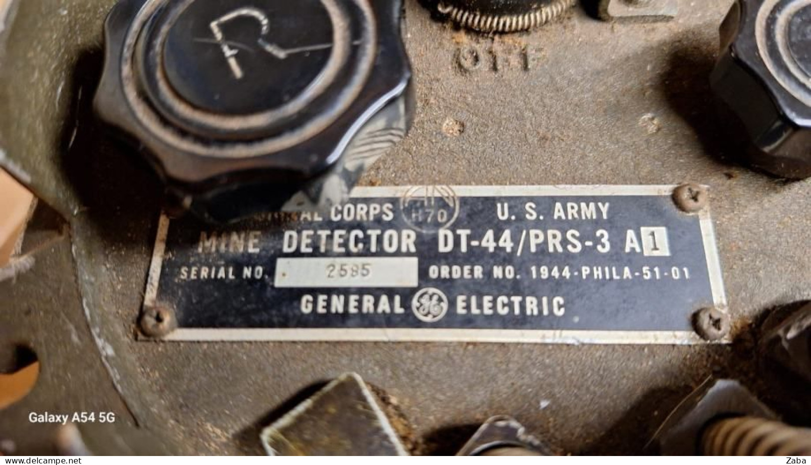 WW2 US Army Mine Detector, 1943 - Ausrüstung