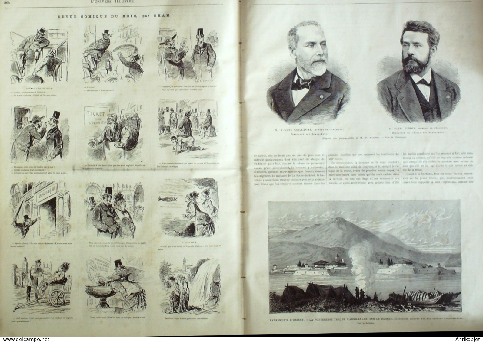 L'Univers Illustré 1878 N°1211 Turquie Forteresse De Adeh-Kaleh Protection Des Alsaciens Et Lorrains - 1850 - 1899