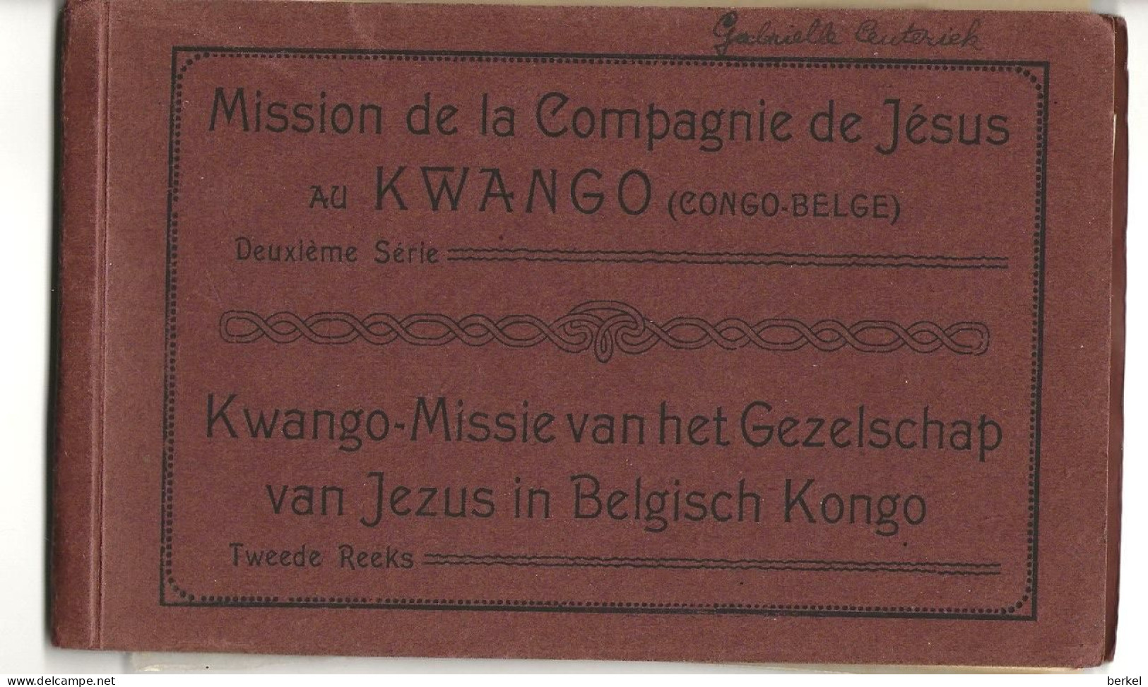 Congo  BELGE MISSION COMP DE JESUS KWANGO 10 PCS  Ref Mnt - Congo Belge