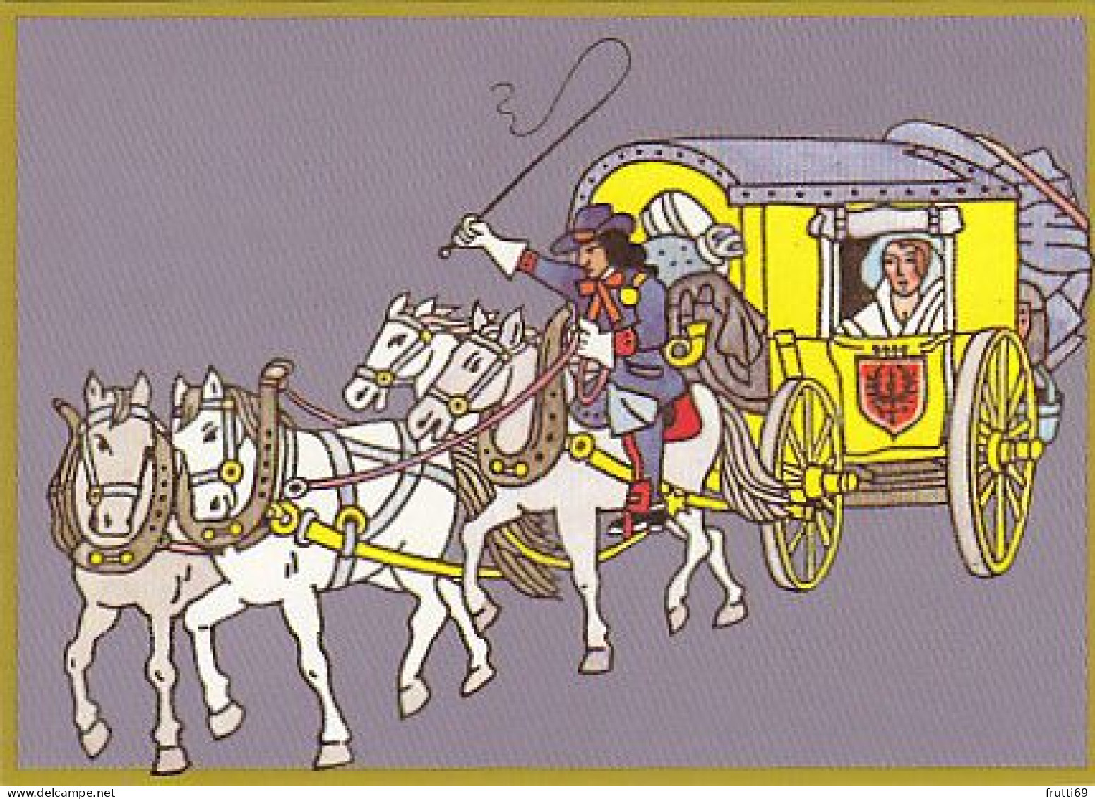 AK 216141 POST - Brandenburgischer Postwagen Um 1700 - Correos & Carteros