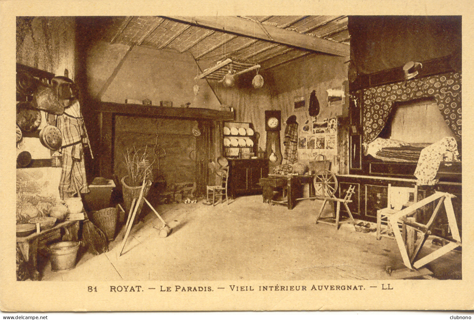 CPA - ROYAT - LE PARADIS - VIEIL INTERIEUR AUVERGNAT (ETAT PARFAIT) - Royat