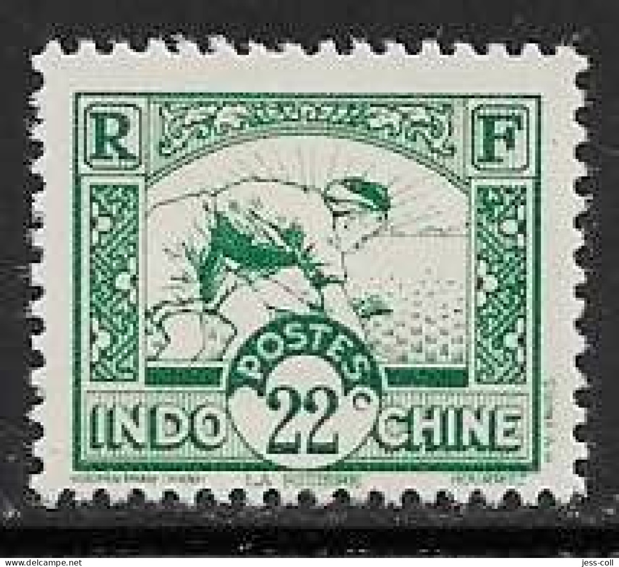 Yvert 164A 22 C Vert - ** - Unused Stamps