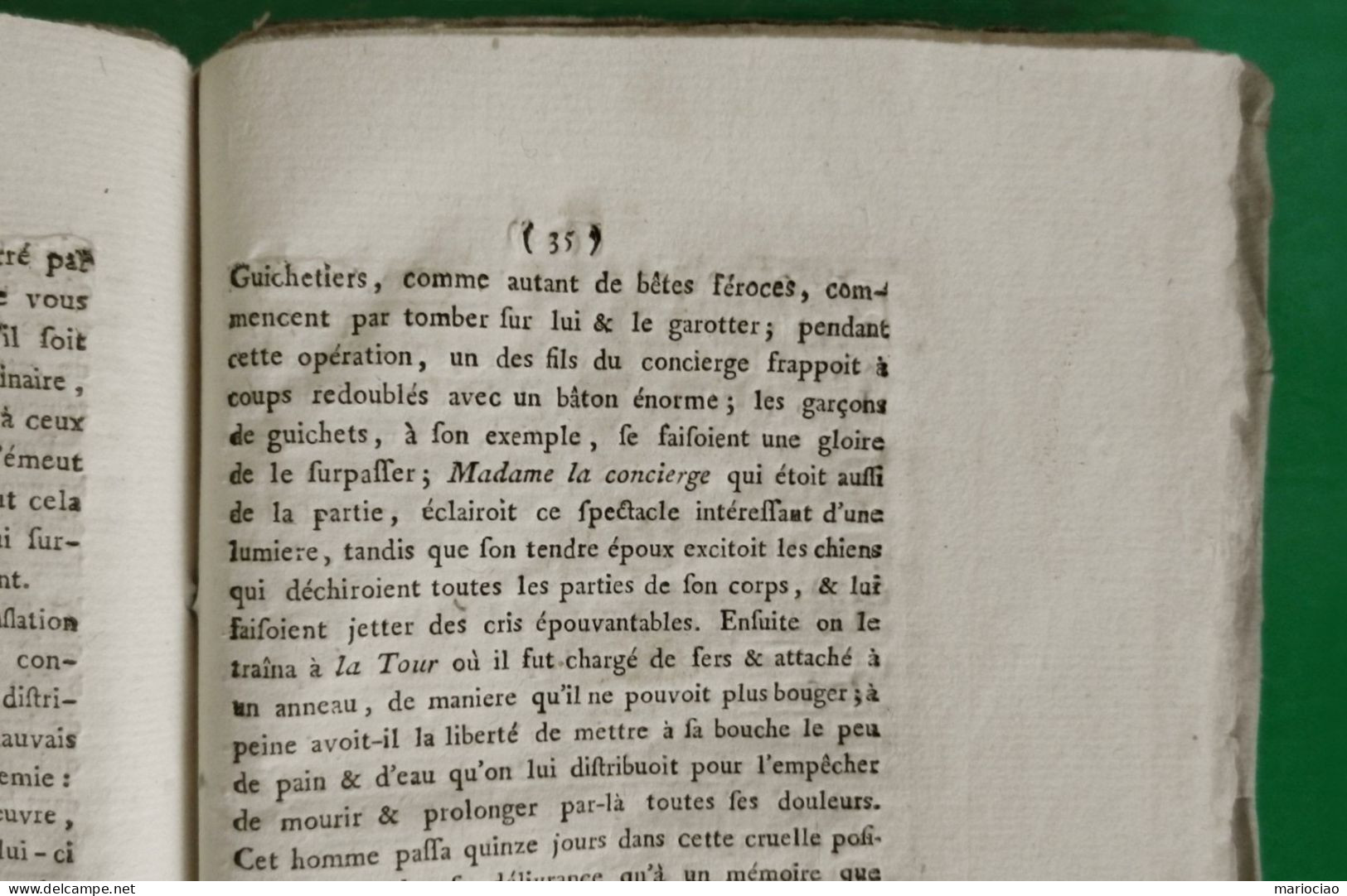 D-FR Révolution 1791 Les Crimes des Parlemens, ou les Horreurs des Prisons Judiciaires Pierre-Mathieu Parein