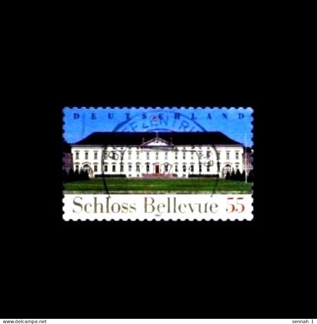 Bund / Germany: 'Schloss Bellevue, Berlin, 2007' / 'Bellevue Palace', Mi. 2604; Yv. 2430; Sc. 2441A; SG 3479 Oo - Gebraucht