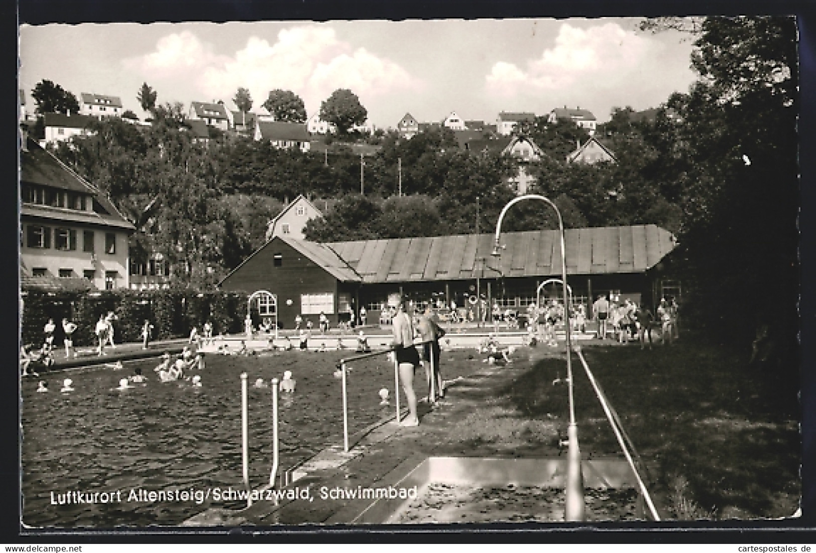 AK Altensteig /Schwarzwald, Aufnahme Des Schwimmbads  - Altensteig