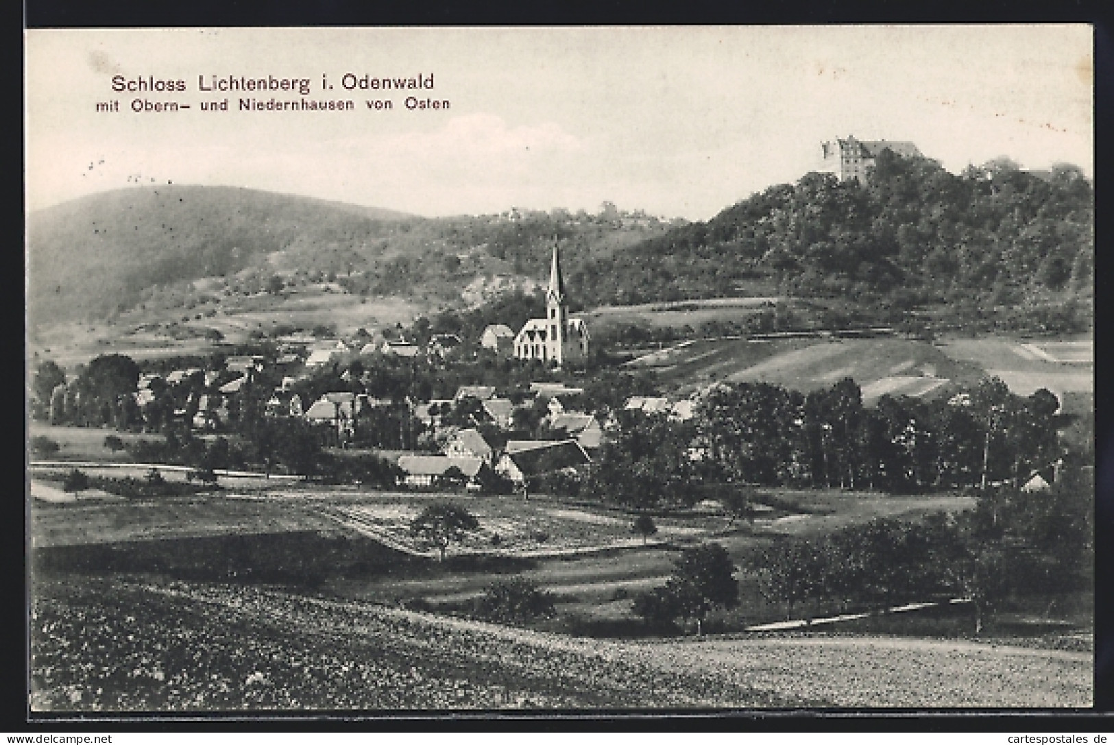 AK Lichtenberg / Odenwald, Niederhausen Und Schloss Lichtenberg  - Odenwald