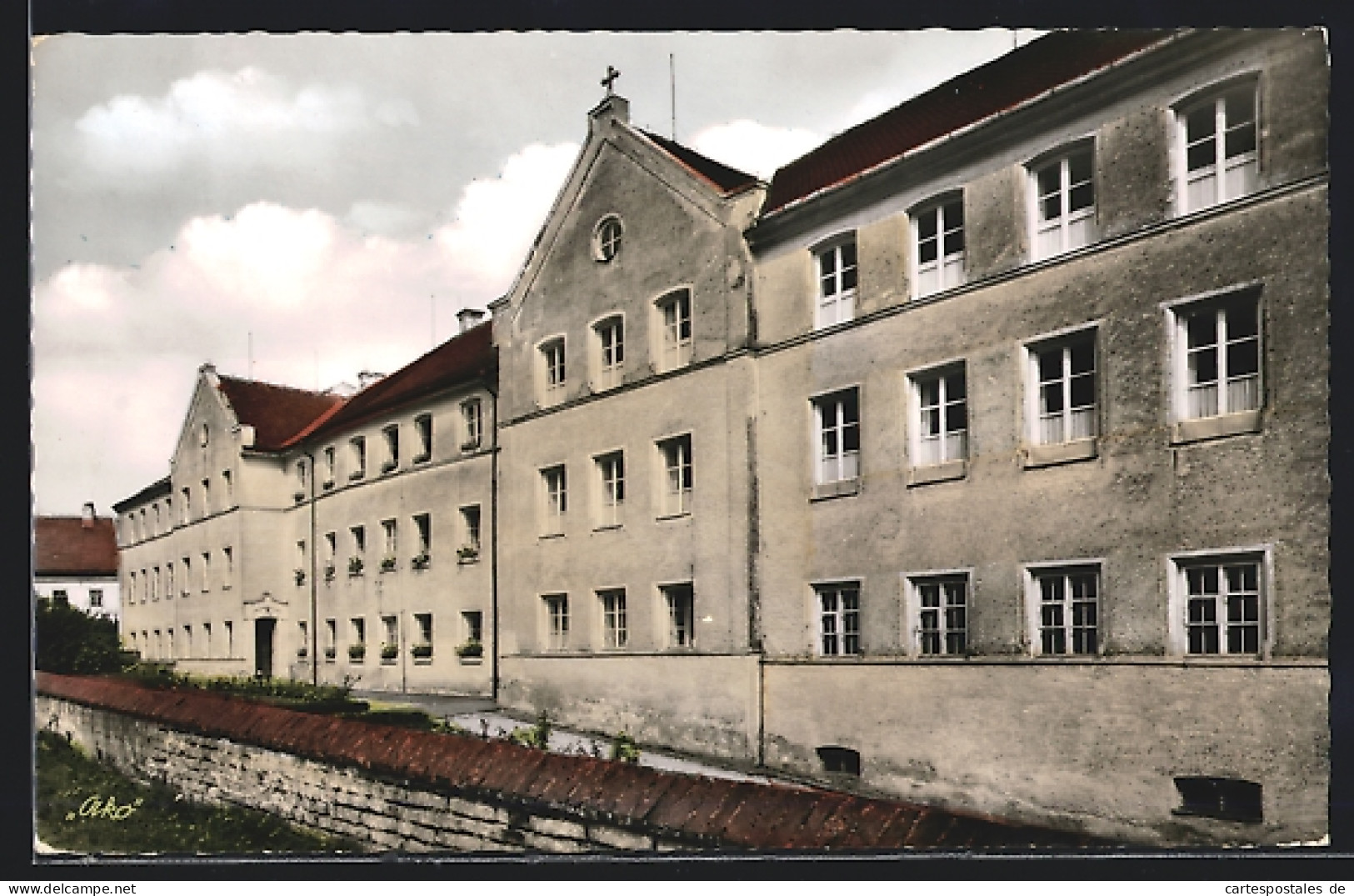 AK Weichs Bei Dachau, Blick Auf Grosses Gebäude  - Dachau