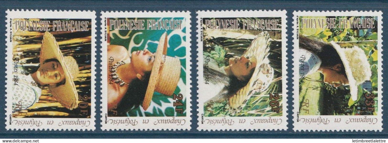 Polynésie Française - YT N° 212 à 215 ** - Neuf Sans Charnière - 1984 - Neufs