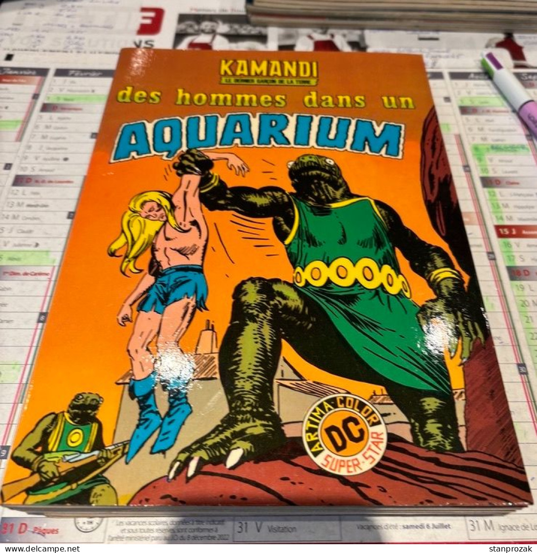 Kamandi Des Hommes Dans Un Aquarium - Originele Uitgave - Frans