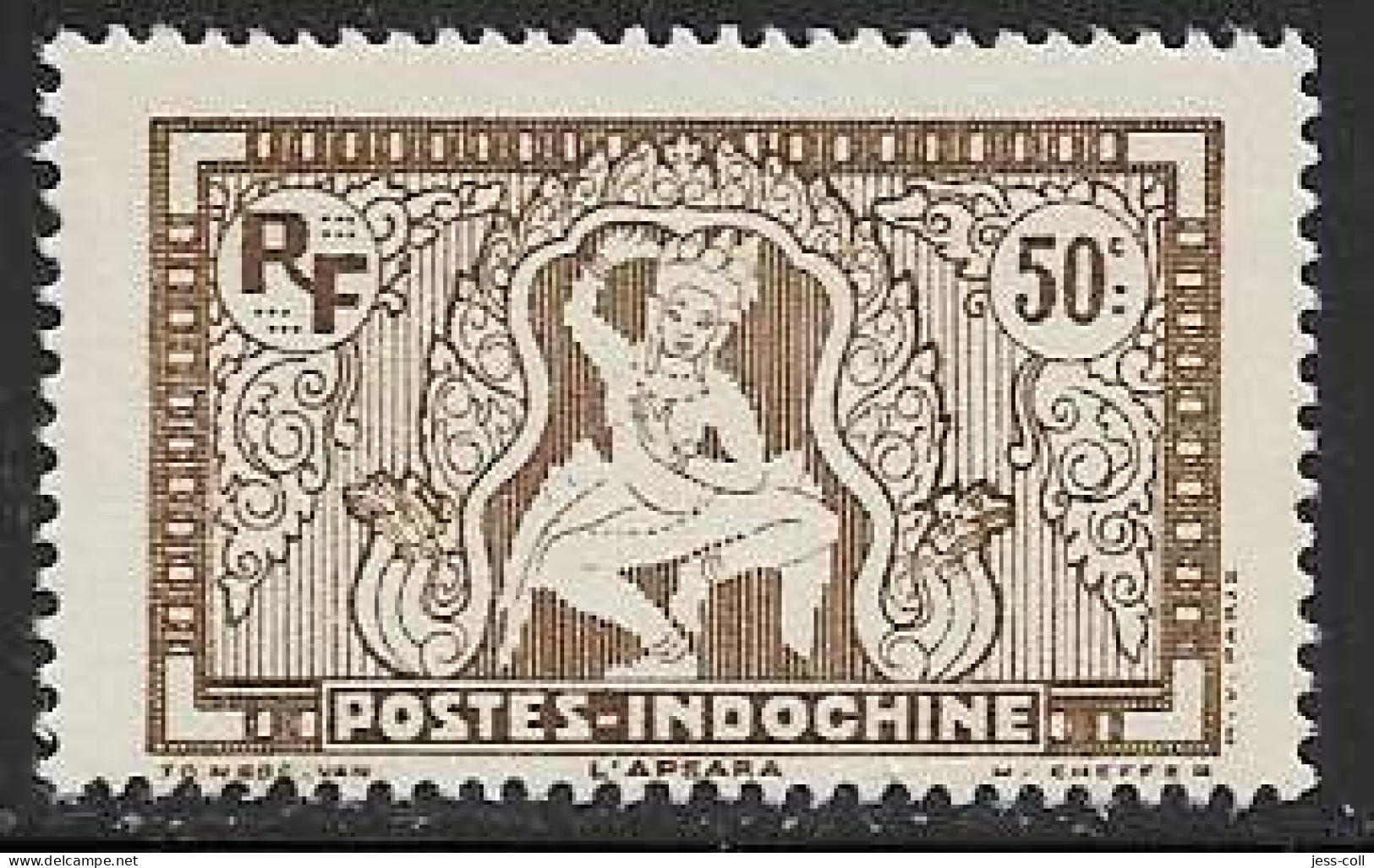 Yvert 167 50 C Sépia - (*) - Unused Stamps