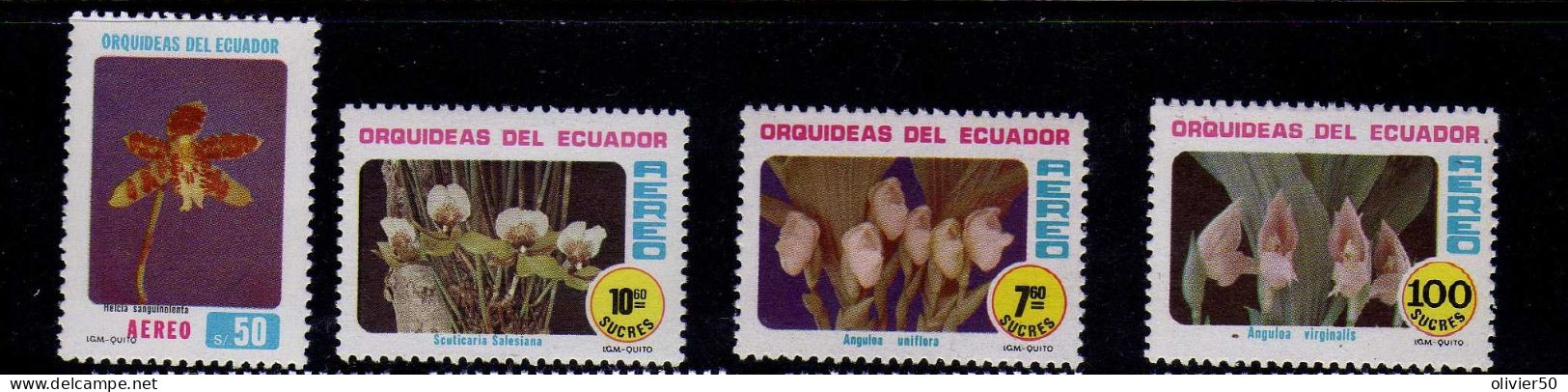 Equateur - 1980 - P A - Flore - Orchidees - Neufs** - MNH - Equateur