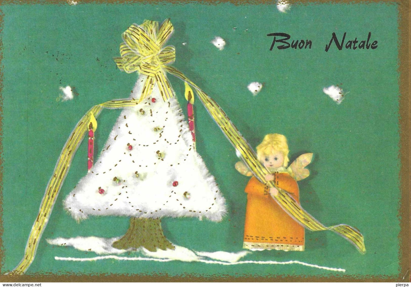 BUON NATALE - ALBERO DI NATALE - VIAGGIATA 1964 - Autres & Non Classés