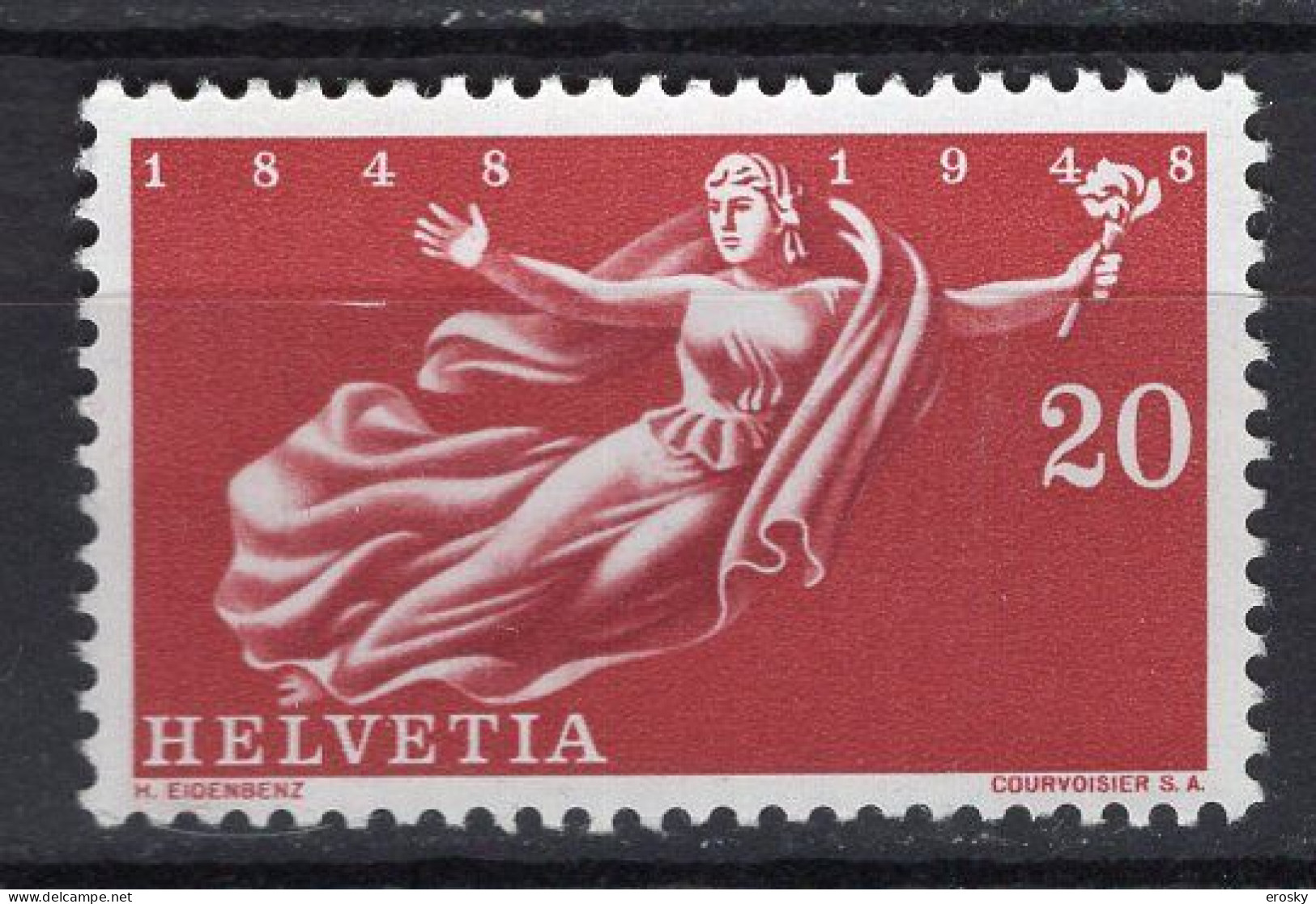 T3373 - SUISSE SWITZERLAND Yv N°455 ** - Unused Stamps