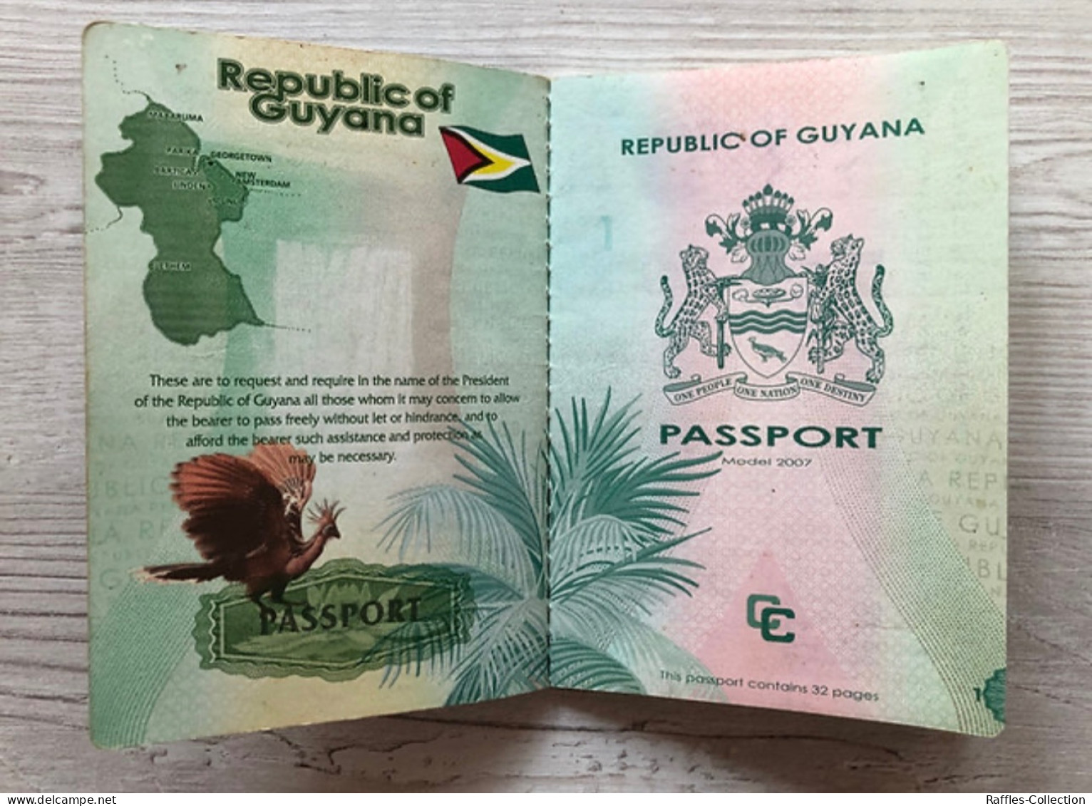 Guyana Passport Passeport Reisepass Pasaporte Passaporto - Documents Historiques
