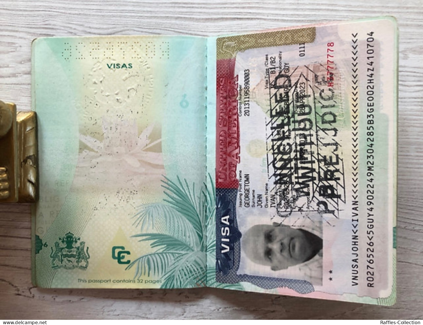 Guyana Passport Passeport Reisepass Pasaporte Passaporto - Documents Historiques