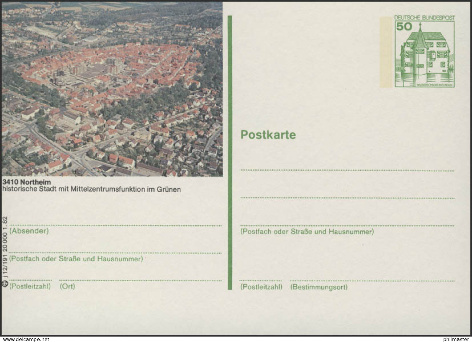 P134-j12/191 3410 Northeim - Luftaufnahme ** - Cartes Postales Illustrées - Neuves