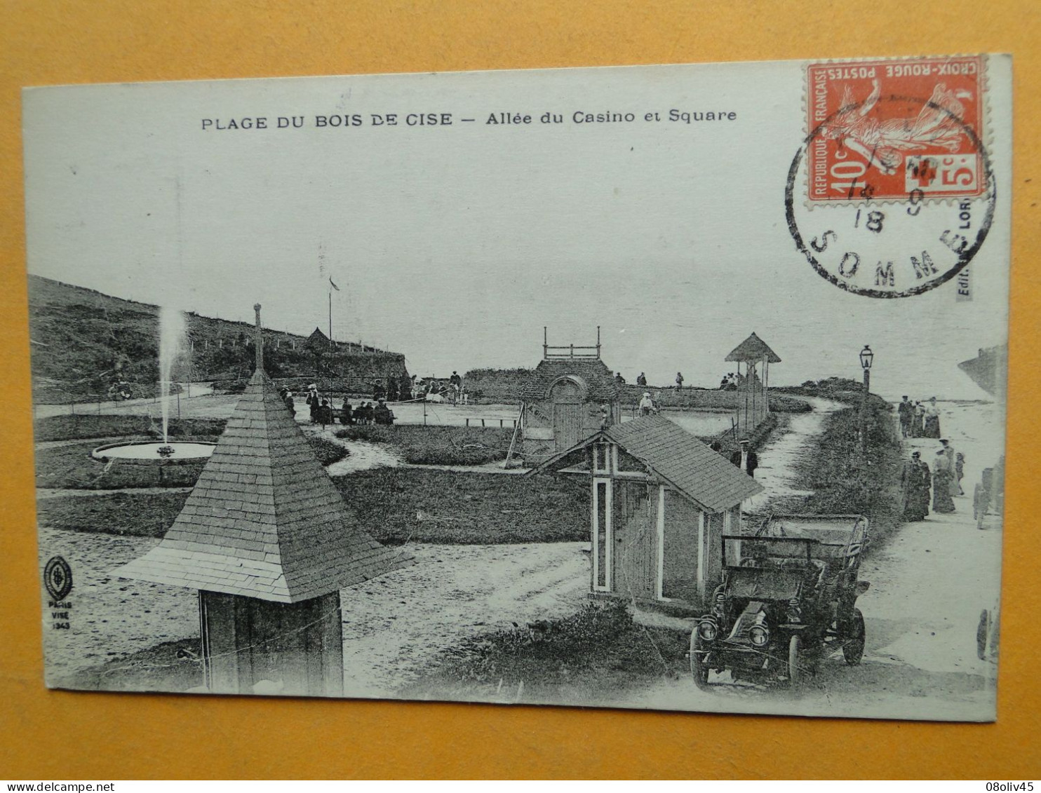 AULT -- Plage Du Bois De Cise -Tacot Automobile Allée Du Casino - Square - Turismo