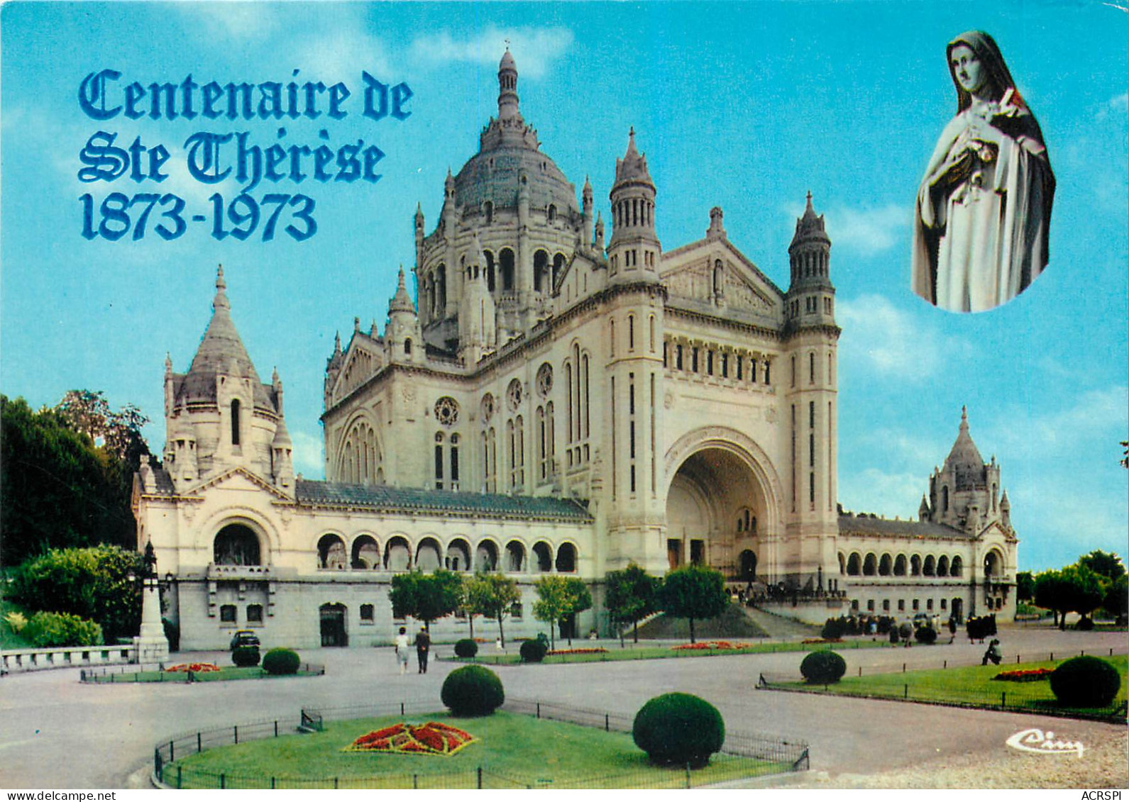 LISIEUX La Basilique Sainte Therese De L Enfant Jesus 27(scan Recto Verso)ME2684 - Lisieux