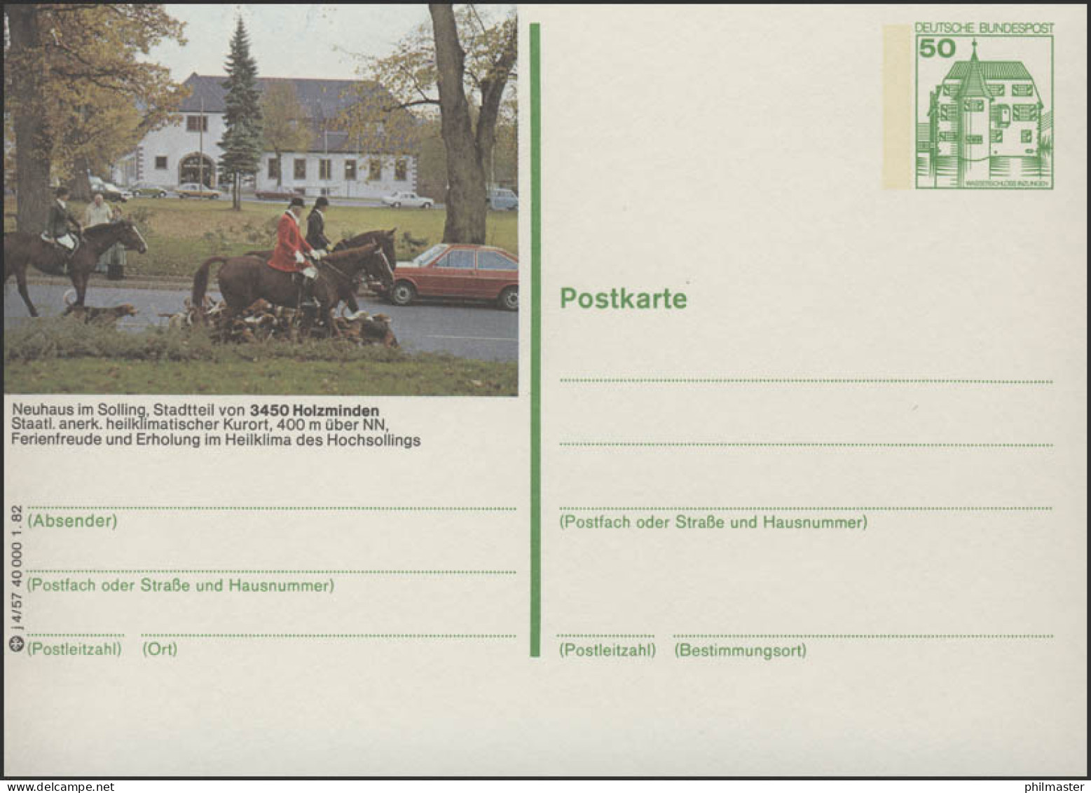 P134-j4/057 3450 Holzminden - Neuhaus Im Solling ** - Cartoline Illustrate - Nuovi