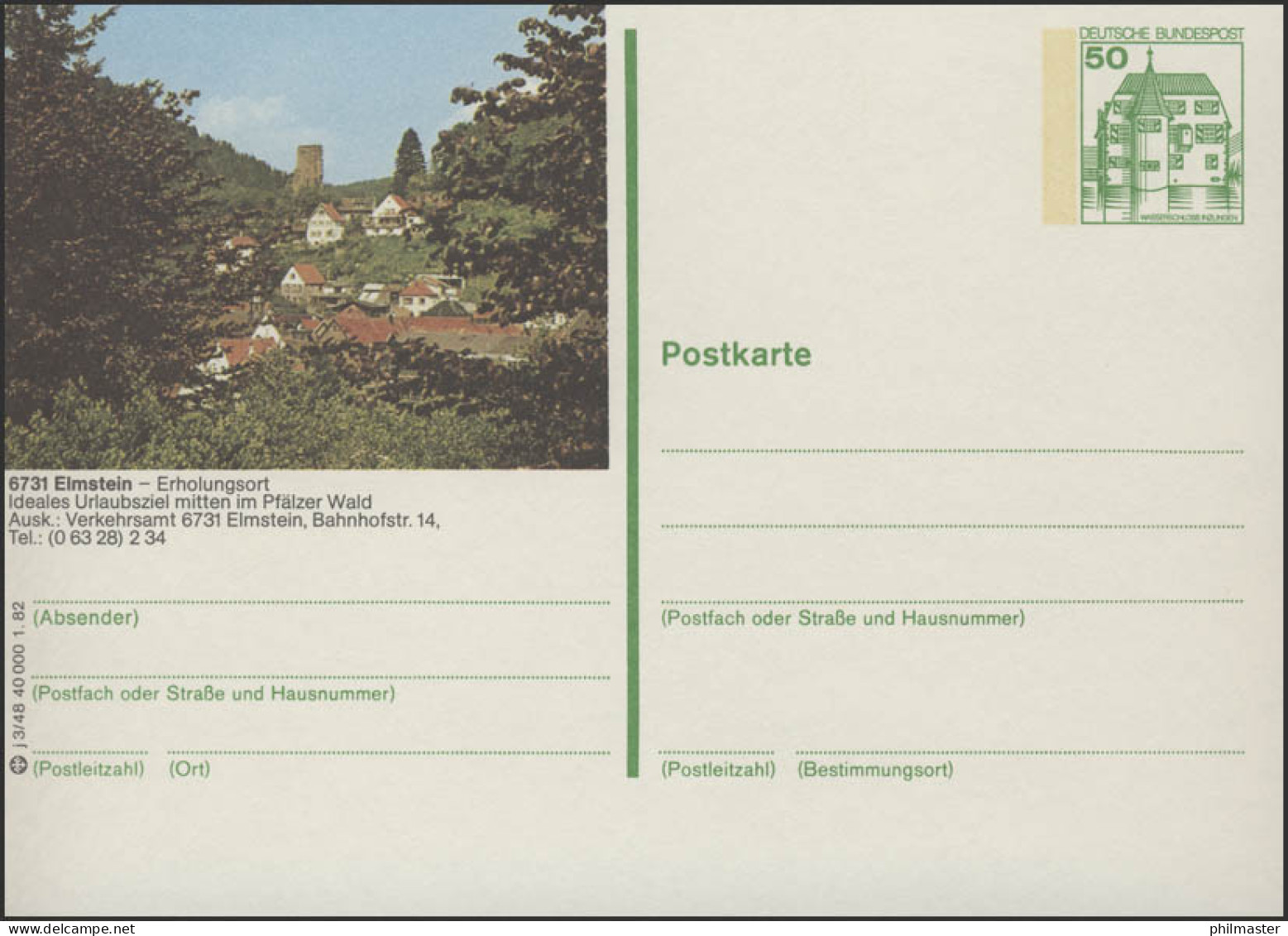 P134-j3/048 6731 Elmstein - Ortsansicht ** - Cartes Postales Illustrées - Neuves