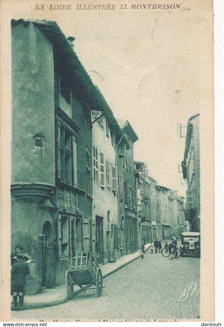 42 // MONTBRISON   Rue Martin Bernard - Maison Victor De Laprade - Montbrison