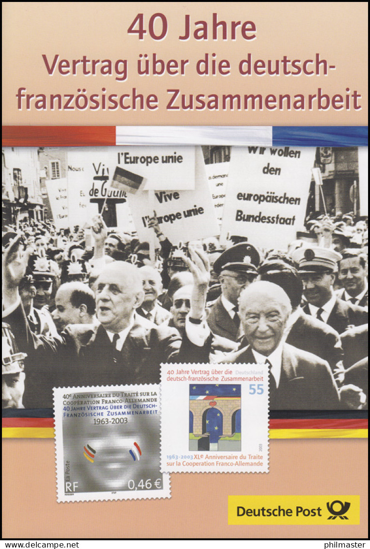 2311I Vertrag über Zusammenarbeit Deutschland-Frankreich - EB 1/2003, Type I - Sonstige & Ohne Zuordnung