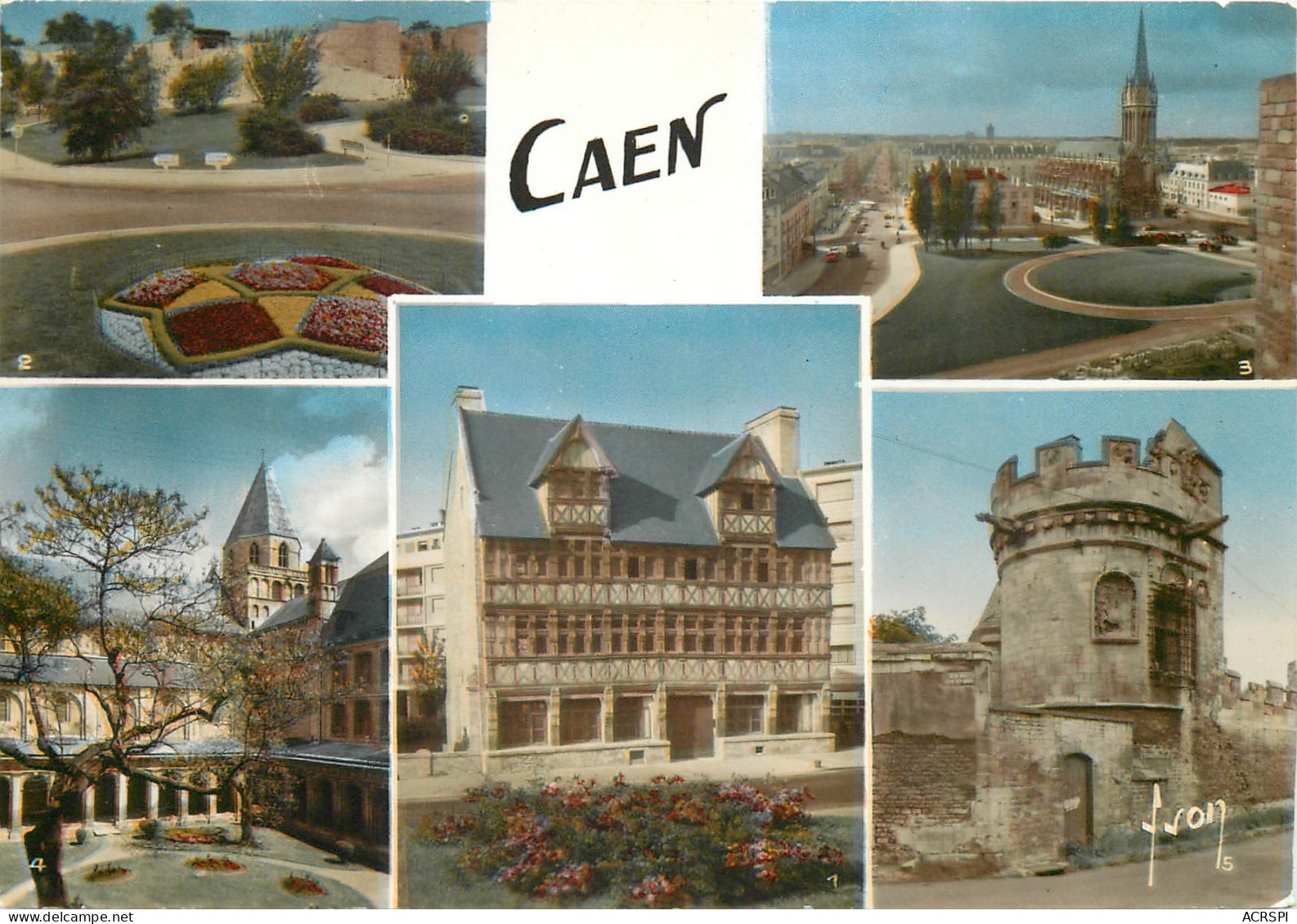 CAEN La Maison Des Quatrans Le Chateau 1 (scan Recto Verso)ME2687 - Caen