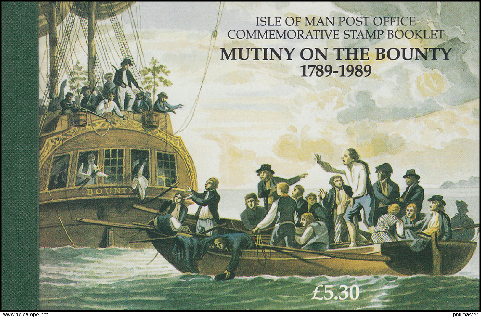 Isle Of Man Markenheftchen 18, Bounty - Mutiny On The Bountry, ** Postfrisch - Man (Ile De)