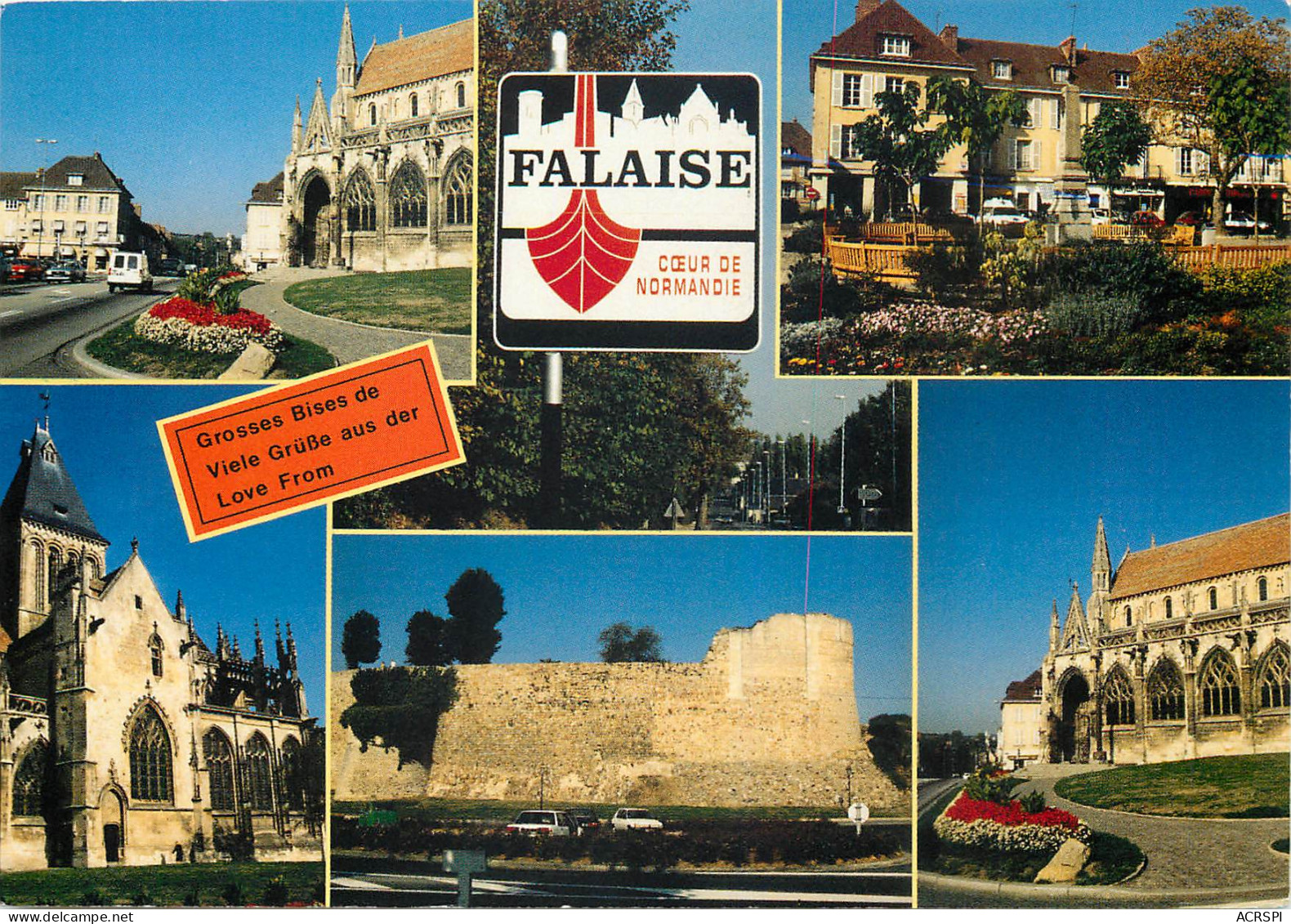 FALAISE Coeur De La Normandie Vues Diverses 17(scan Recto Verso)ME2692 - Falaise