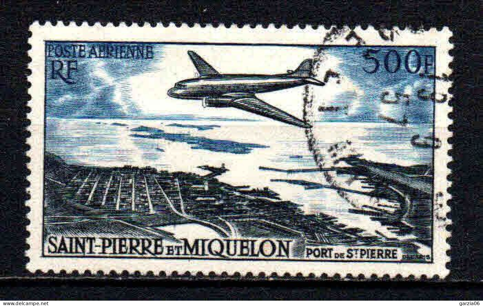 St Pierre Et Miquelon - 1956 -  Port De St Pierre  - PA  23 -  Oblit - Used - Gebraucht