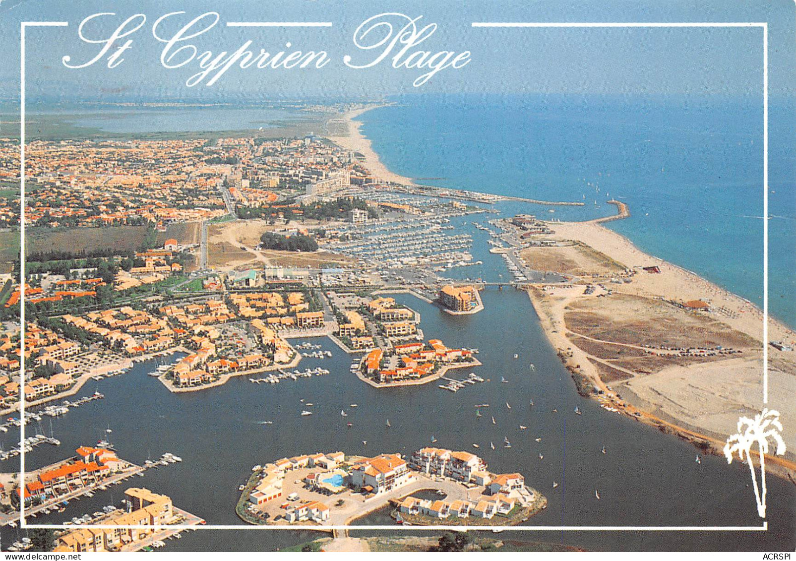 SAINT CYPRIEN Plage Vue Aérienne 14 (scan Recto Verso)ME2692BIS - Saint Cyprien