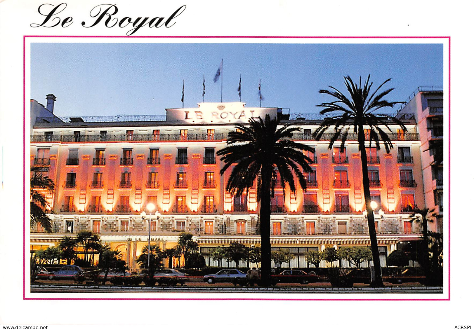NICE BAIE DES ANGES  Hotel LE ROYAL  4 (scan Recto Verso)ME2692TER - Maritiem Transport - Haven