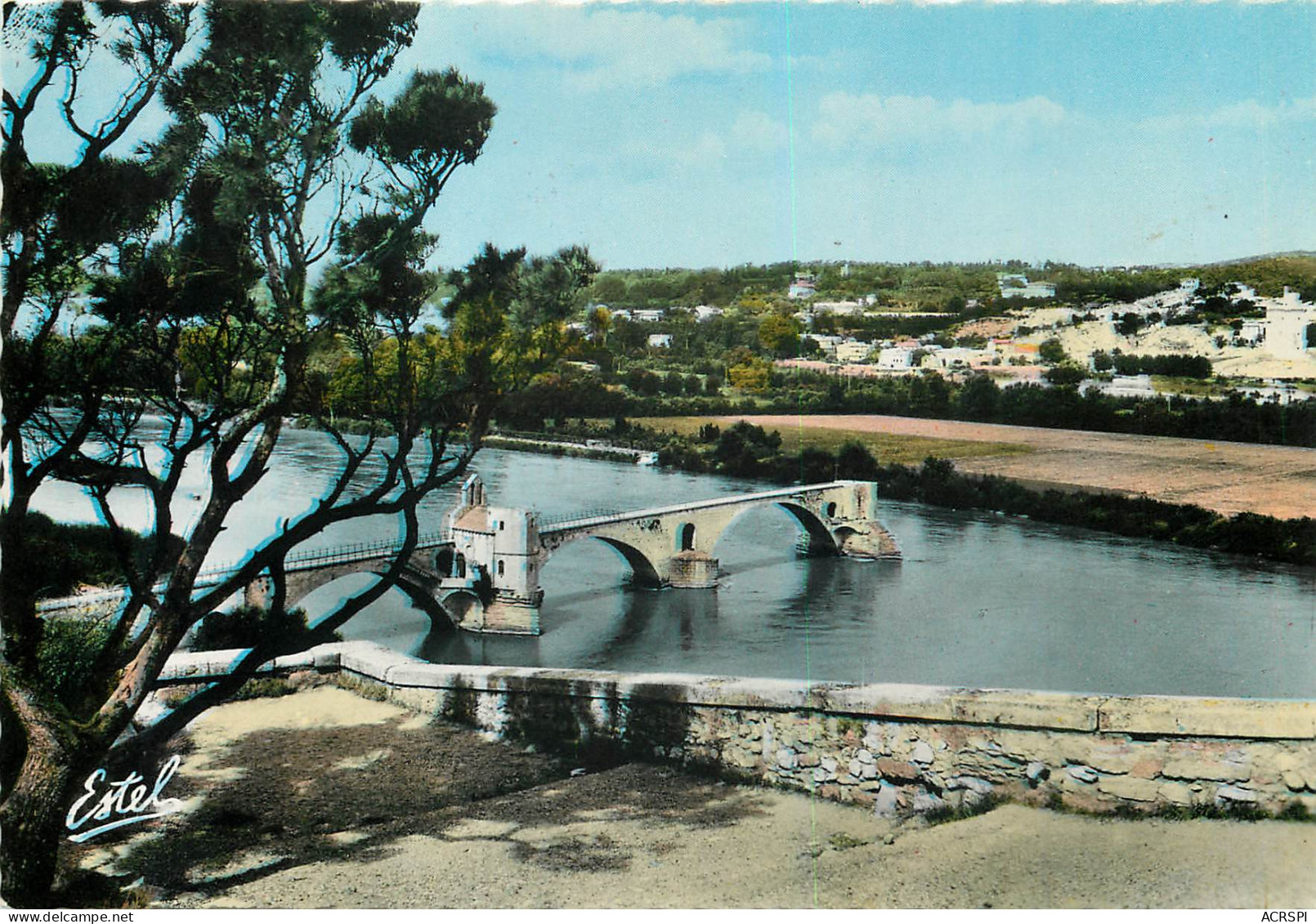 AVIGNON Le Pont St Bénézet Vu Du Rocher Des Doms 16 (scan Recto Verso)ME2695 - Avignon (Palais & Pont)