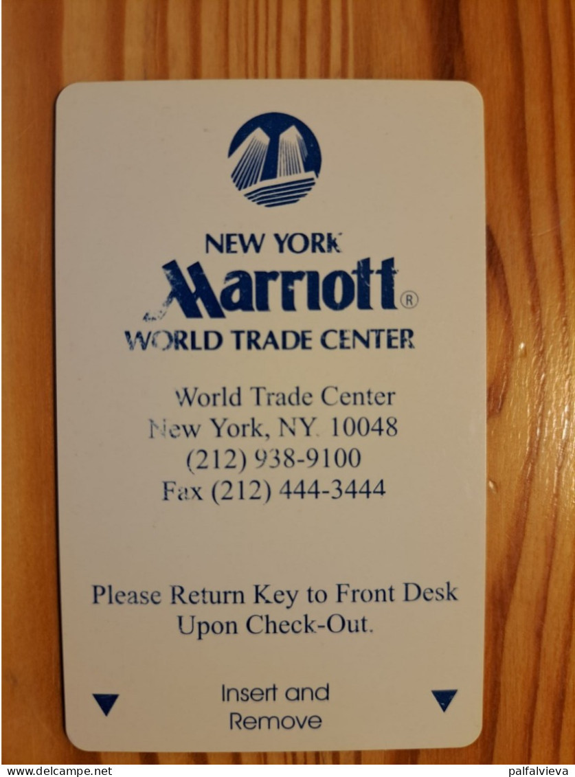 Marriott Hotel Keycard USA - World Trade Center, New York - Hotelkarten