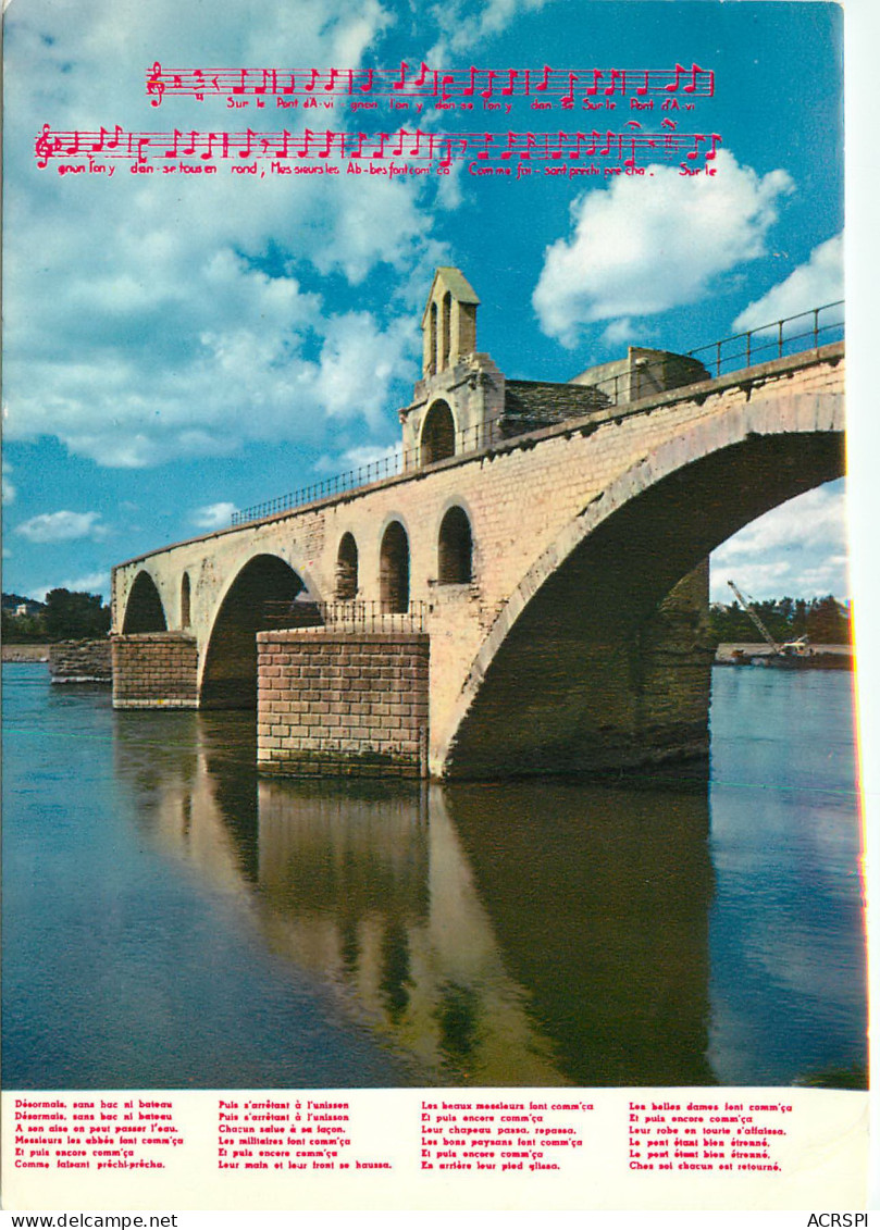 AVIGNON Le Pont St Bénézet Et La Chapelle Saint Nicolas 27(scan Recto Verso)ME2695 - Avignon (Palais & Pont)