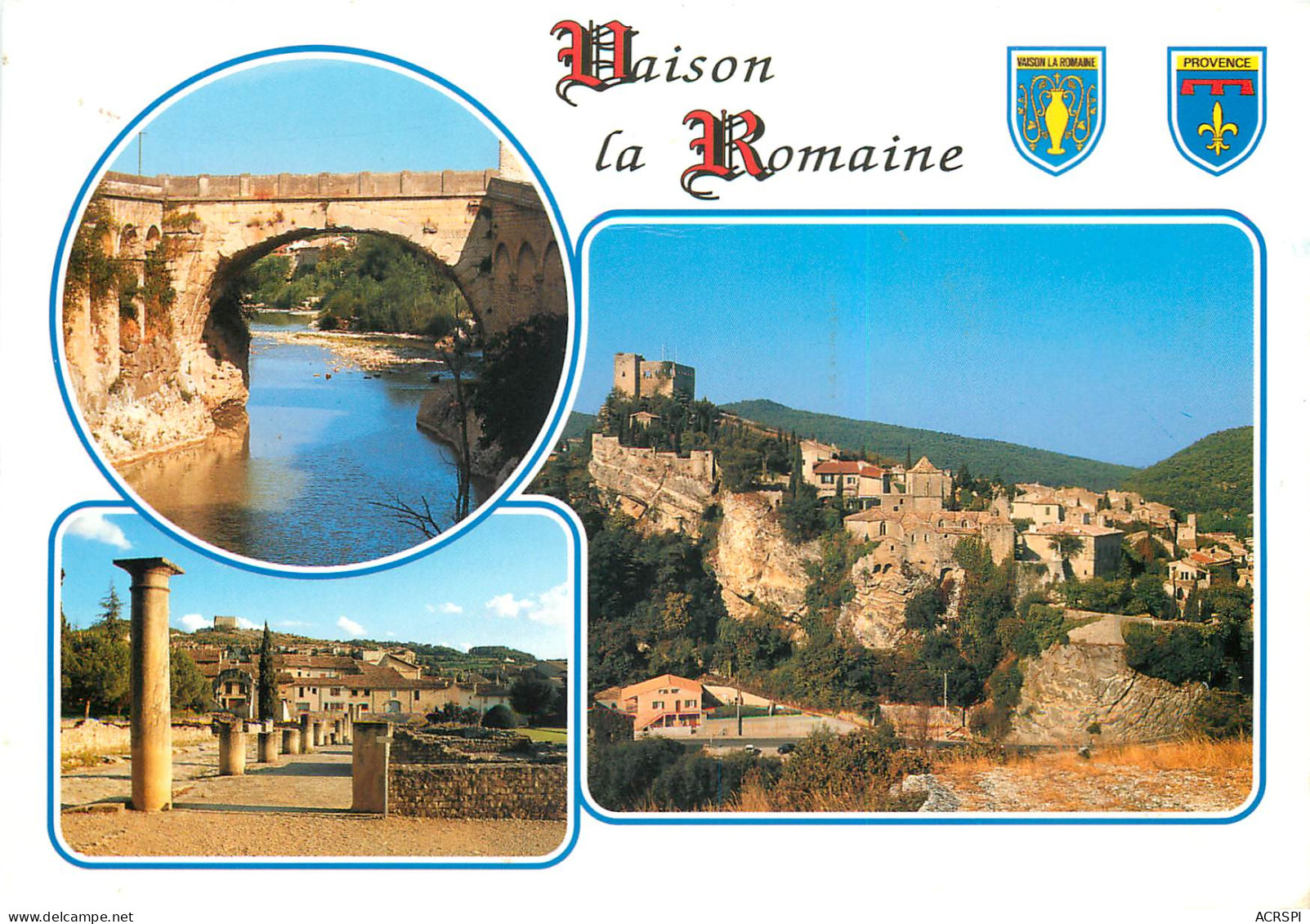 VAISON LA ROMAINE Le Pont Romain Sur L Ouvéze Ruines Romaines Du Quartier De La Villasse 6 (scan Recto Verso)ME2696 - Vaison La Romaine