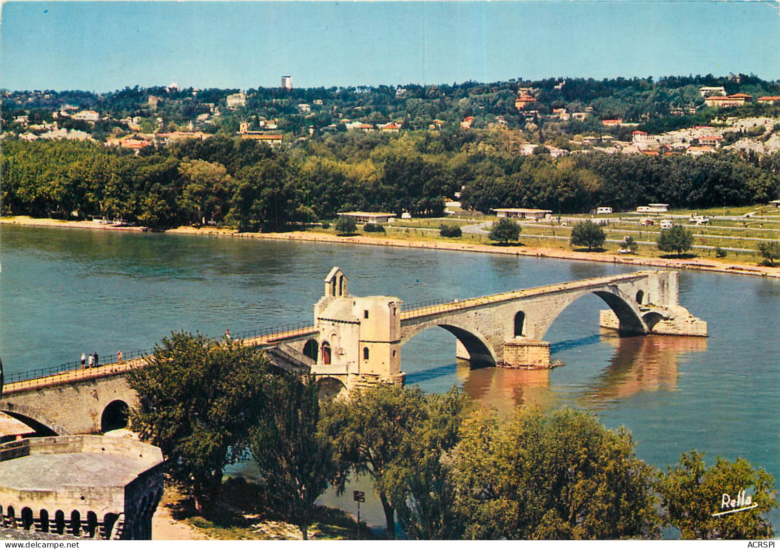 AVIGNON Le Pont Saint Bénézet Et La Chapelle Saint Nicolas 16(scan Recto Verso)ME2696 - Avignon (Palais & Pont)
