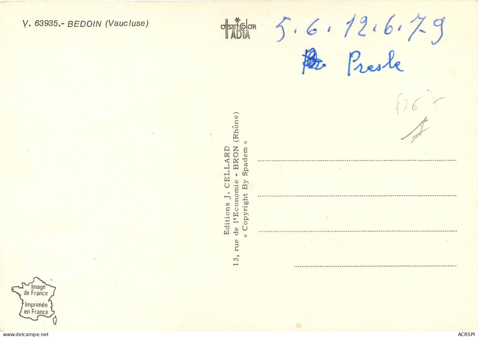BEDOIN 9(scan Recto Verso)ME2697 - Sonstige & Ohne Zuordnung