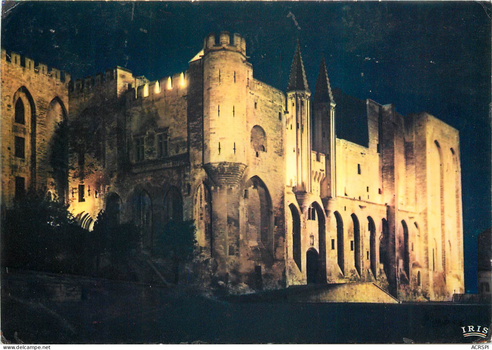 AVIGNON Le Palais Des Papes La Nuit 3 (scan Recto Verso)ME2698 - Avignon (Palais & Pont)