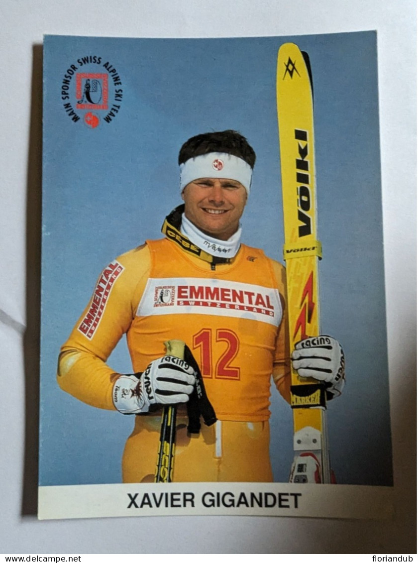 CP - Ski Xavier Gigandet Suisse - Deportes De Invierno