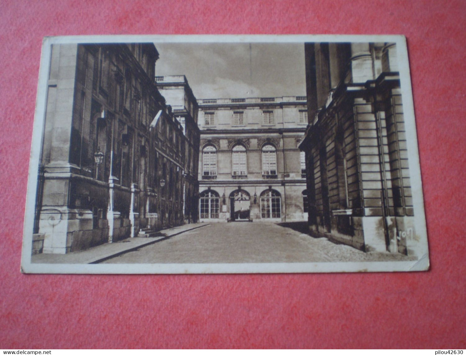 Carte Maximum Congrès Du Parlement Versailles 1953: Carte, Flamme & Cachet - Temporary Postmarks