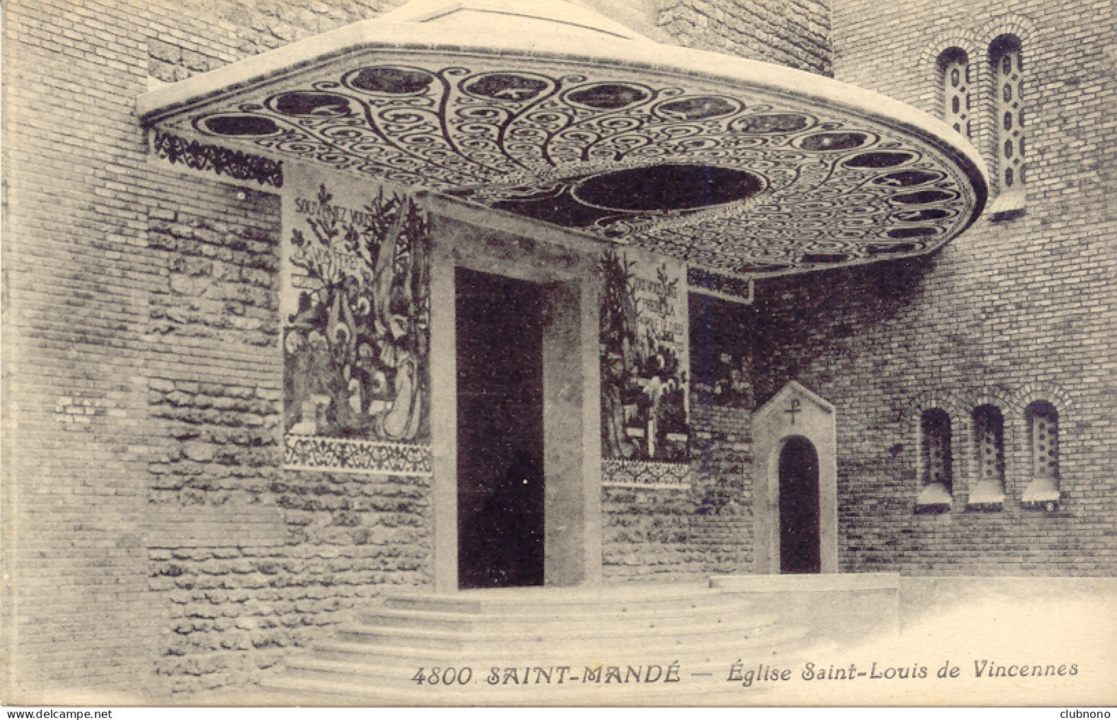 CPA - SAINT MANDE - EGLISE SAINT LOUIS DE VINCENNES (ETAT PARFAIT) - Saint Mande