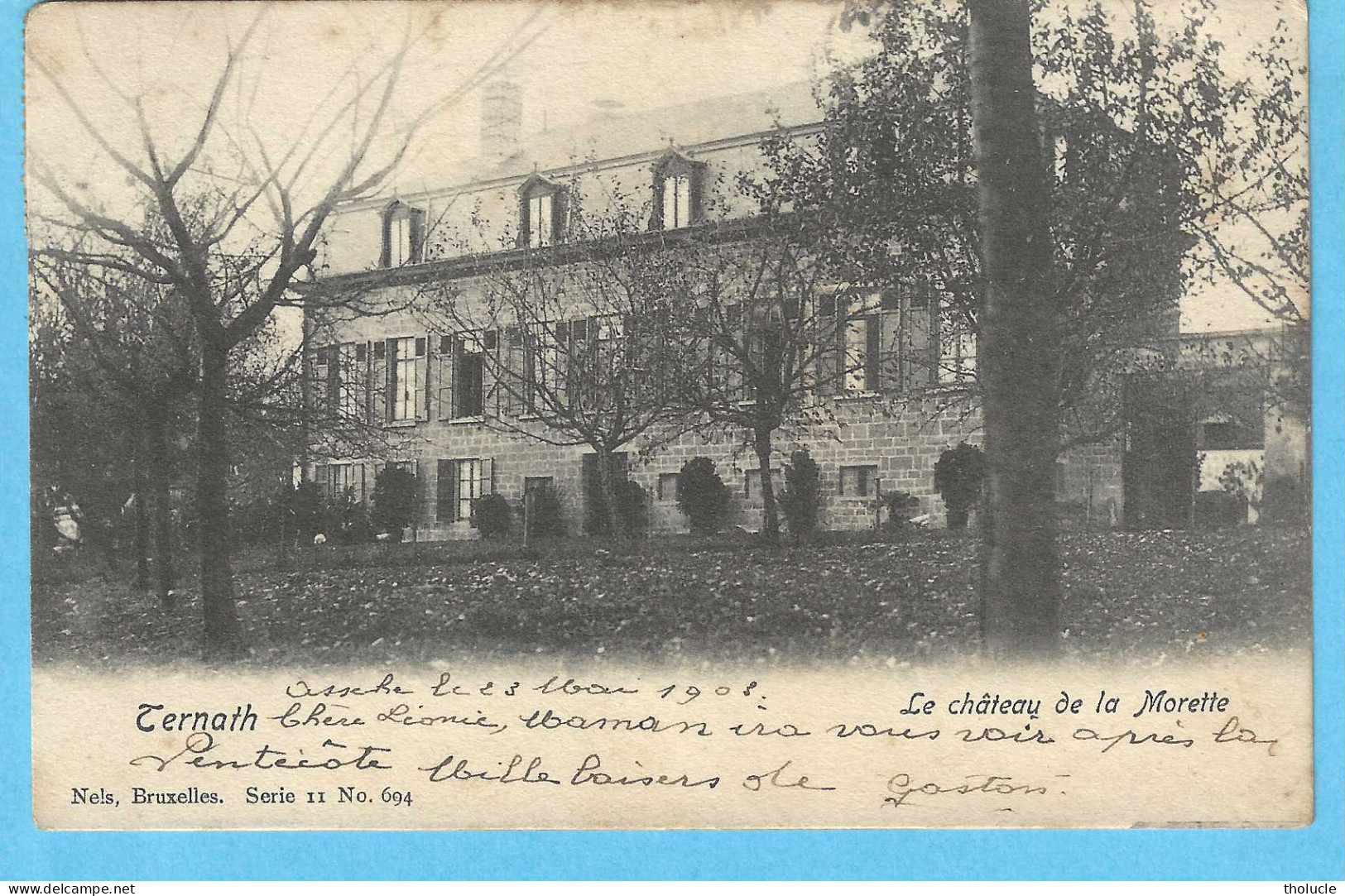 Environs De Bruxelles-Ternat-Ternath (Vlaams Brabant Flamand) -1903-Kasteel-Le Château De La Morette-Pas Courante - Ternat