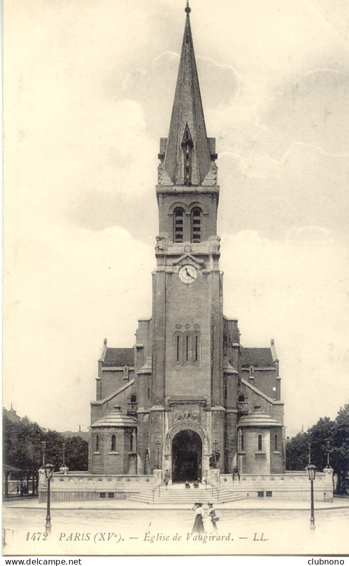 CPA - PARIS - EGLISE DE VAUGIRARD - Autres Monuments, édifices