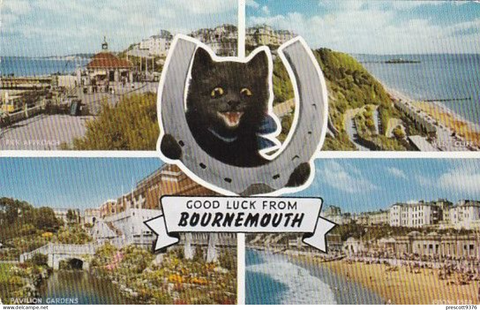 Good Luck From Bournemouth - Multiview - Dorset - Unused Postcard - Dor3 - Sonstige & Ohne Zuordnung